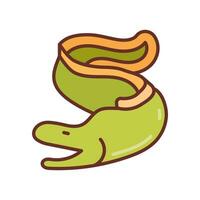 Eel icon in vector. Illustration vector