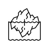 Ocean Ice icon in vector. Illustration vector