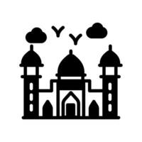 Lalbagh Fort icon in vector. Illustration vector