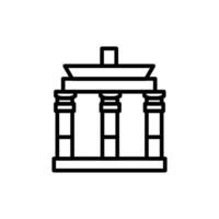 Pompeii icon in vector. Illustration vector