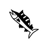 pez espada icono en vector. ilustración vector