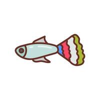 Guppy icon in vector. Illustration vector