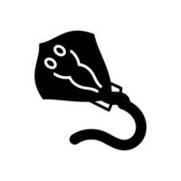 Stingray icon in vector. Illustration vector