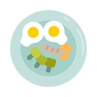 sano comida icono en vector. ilustración vector