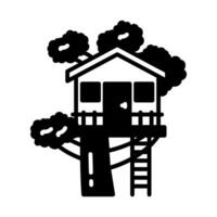 Tree House icon in vector. Illustration vector