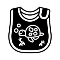 Baby Bib icon in vector. Illustration vector