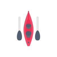 Canoe icon in vector. Illustration vector