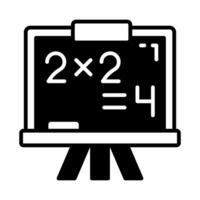 Blackboard icon in vector. Illustration vector