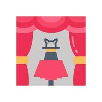 Stage icon in vector. Illustration vector
