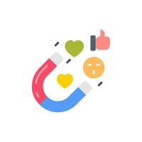 Influence icon in vector. Illustration vector