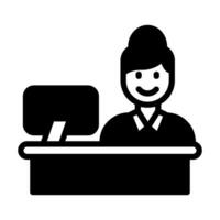 Reception icon in vector. Illustration vector