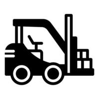 Fork Lift  Icon in vector. illustration vector