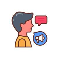 Story Telling icon in vector. Illustration vector