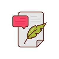 Article icon in vector. Illustration vector