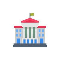 Museum icon in vector. Illustration vector