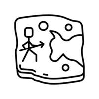 Cave Painting icon in vector. Illustration vector