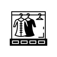 Clothes icon in vector. Illustration vector