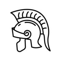 Roman Helmet icon in vector. Illustration vector