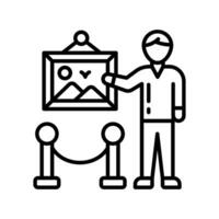 Excursion icon in vector. Illustration vector