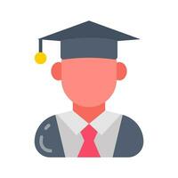 Student icon in vector. Illustration vector