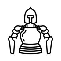 Armor icon in vector. Illustration vector