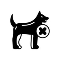 No Pets icon in vector. Illustration vector