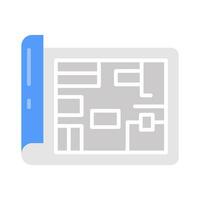 Museum Map icon in vector. Illustration vector