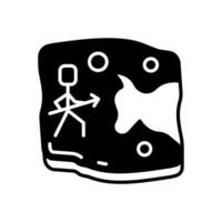 Cave Painting icon in vector. Illustration vector