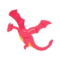 Dragon icon in vector. Illustration vector