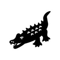 Alligator icon in vector. Illustration vector