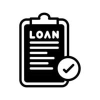Loan Application icon in vector. Illustration vector