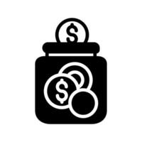 Savings icon in vector. Illustration vector