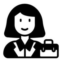 Business Woman icon in vector. Illustration vector