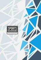 Geometric sports background for jersey design vector