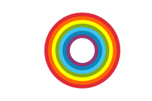 Sky Object - Rainbow with a transparent background png