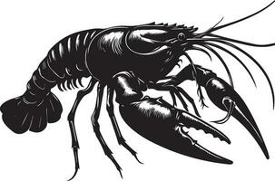 Yabby vector silhouette