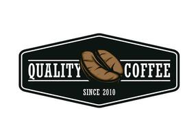 roasted coffee logo design template vector