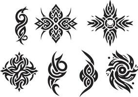 Tribal tattoo design vector art illustration 22