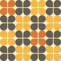 Abstract retro geometric seamless pattern.Geometric mid century modern style seamless pattern.Vector background print. vector