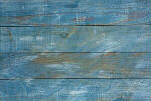 Old wood texture background, surface with old natural colored wood, top view. Grain table surface. photo