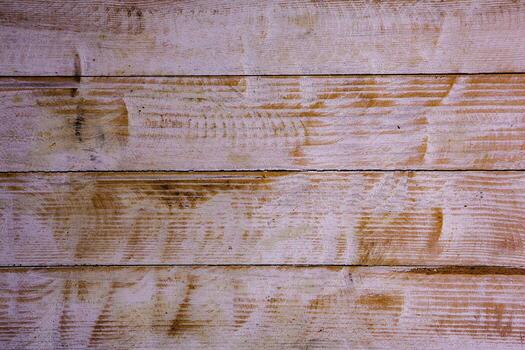 Old wood texture background, surface with old natural colored wood, top view. Grain table surface. photo