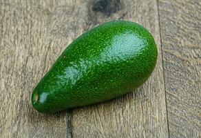 Fresh green ripe avocado photo