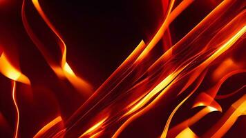 Fire wave colorful abstract background. AI Generative photo