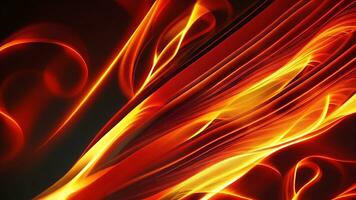 Fire wave colorful abstract background. AI Generative photo