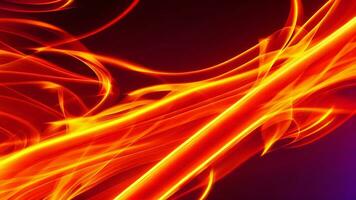 Fire wave colorful abstract background. AI Generative photo