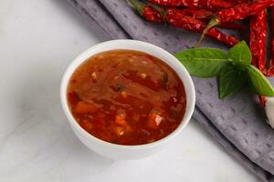Chinese traditional sweet and sour sauce photo