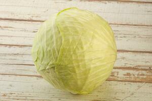 Ripe cabbage - organic food vith vitamin photo