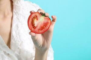 Hand with Fruit photo