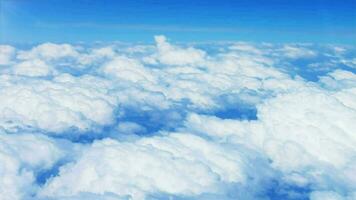 aéreo ver de nubes paso video