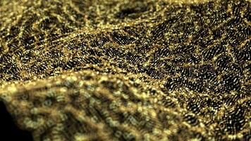 Golden Glitter Particles video